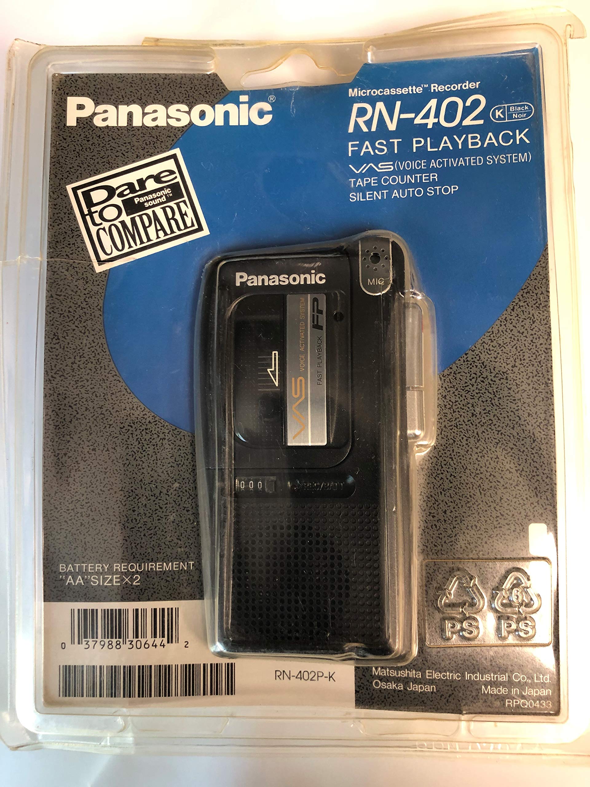Amazon.com: Panasonic RN402 Microcassette Recorder : Electronics